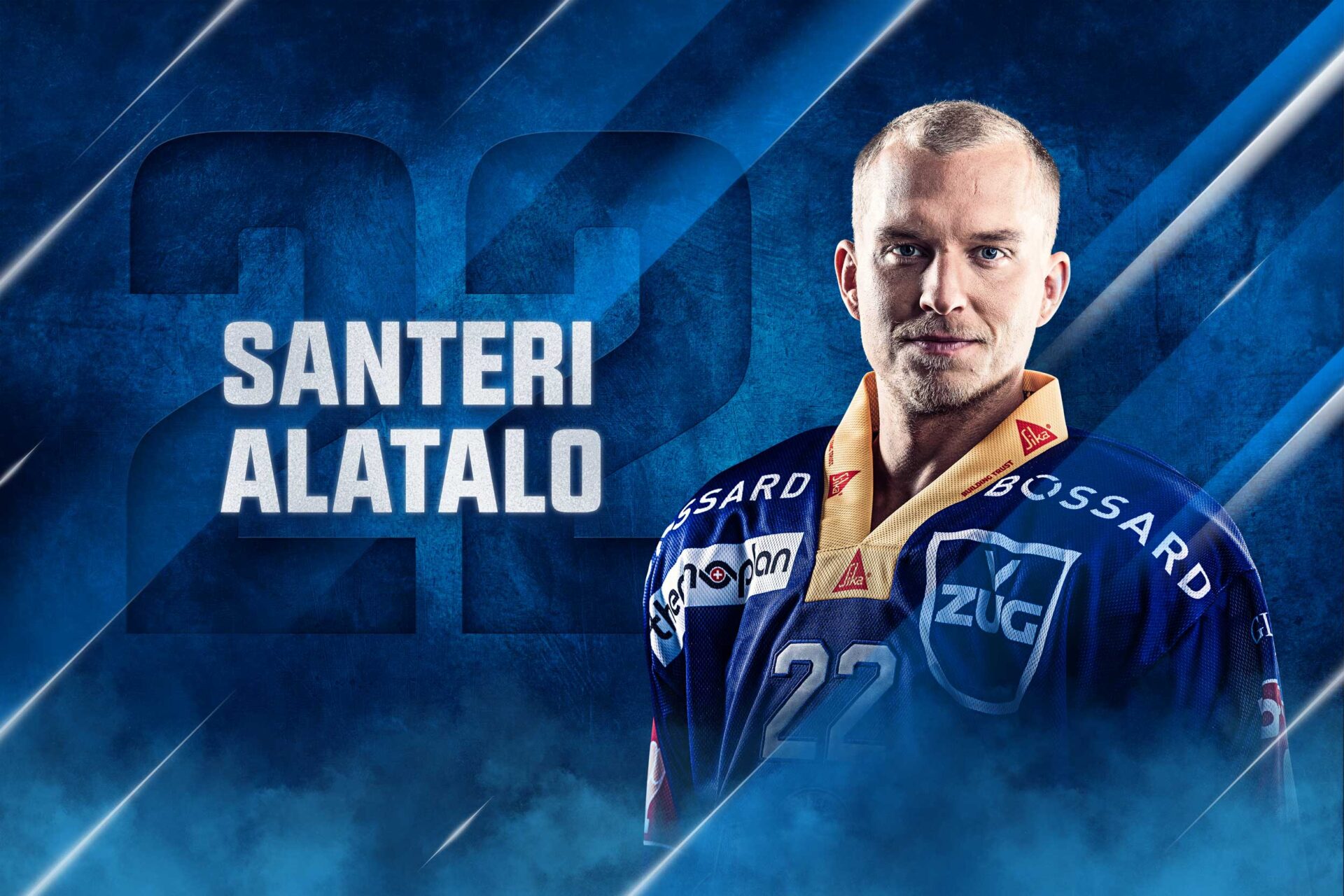 EVZ Eishockey Keyvisual Santeri Alatalo