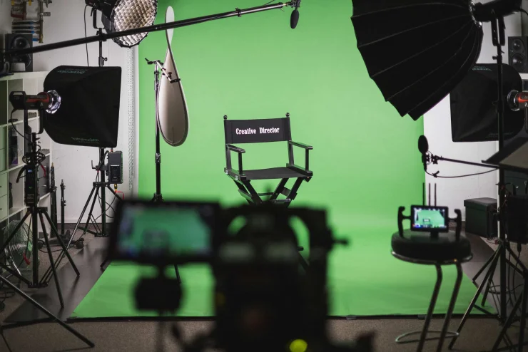 Greenscreen Studio Filmdreh