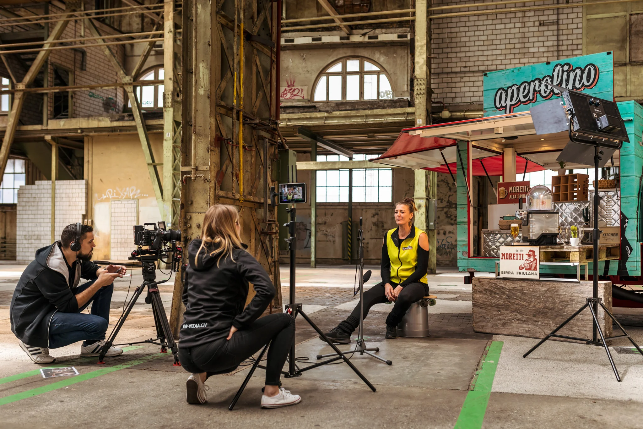 Heineken Blade Filmshoot Winterthur