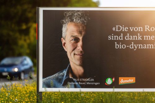 Werbeplakat aus der Werbekampagne der Konditorei von Rotz in Cham